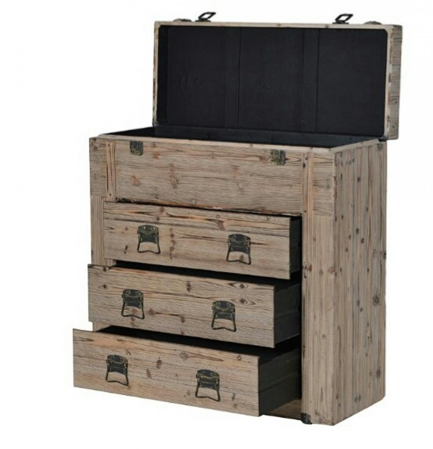 Rustic opening top chest