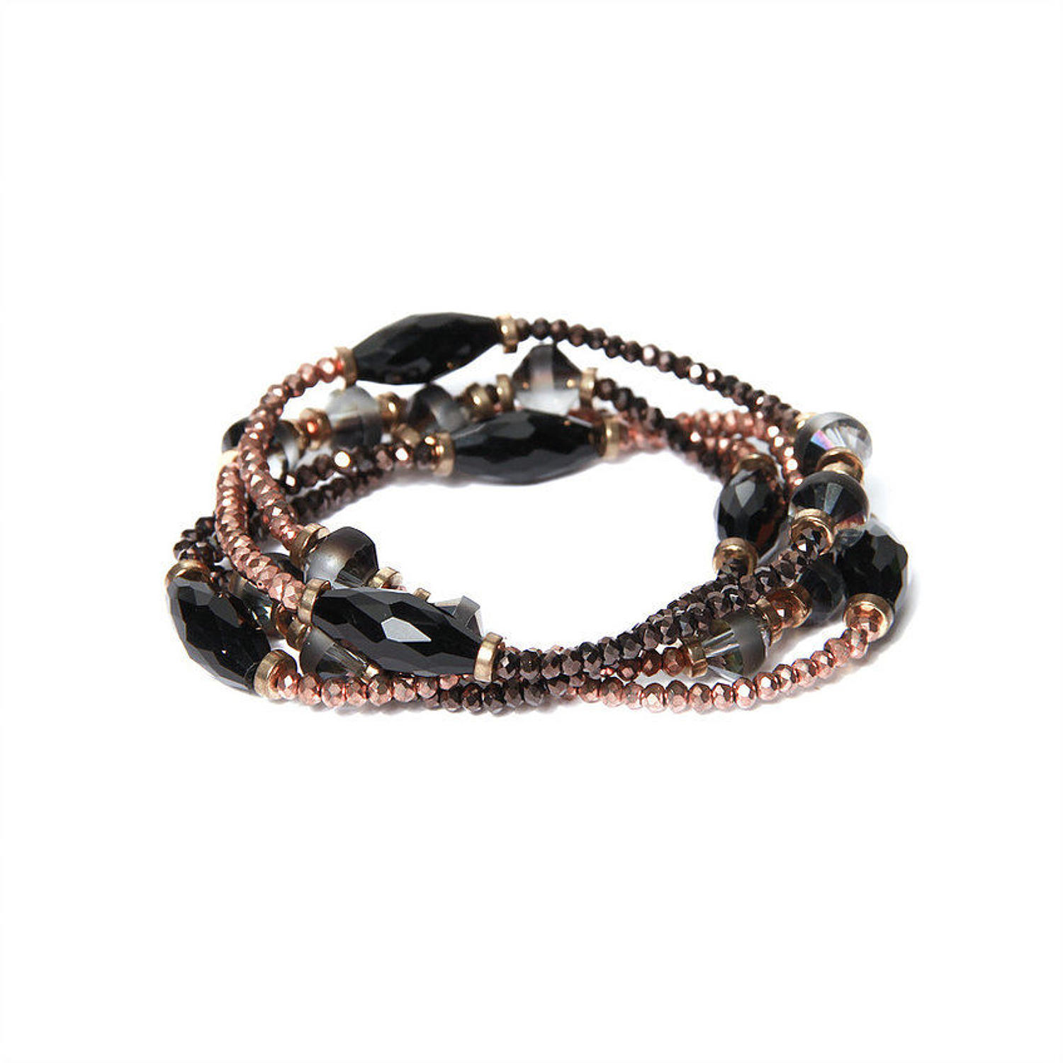 Envy - Multi strand gem bracelet