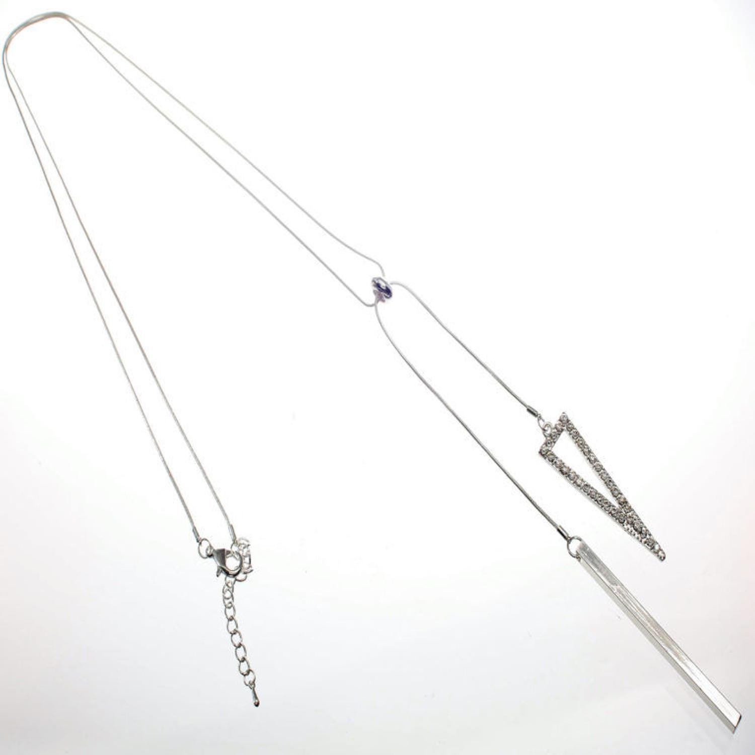 J & L - Long double pendant necklace