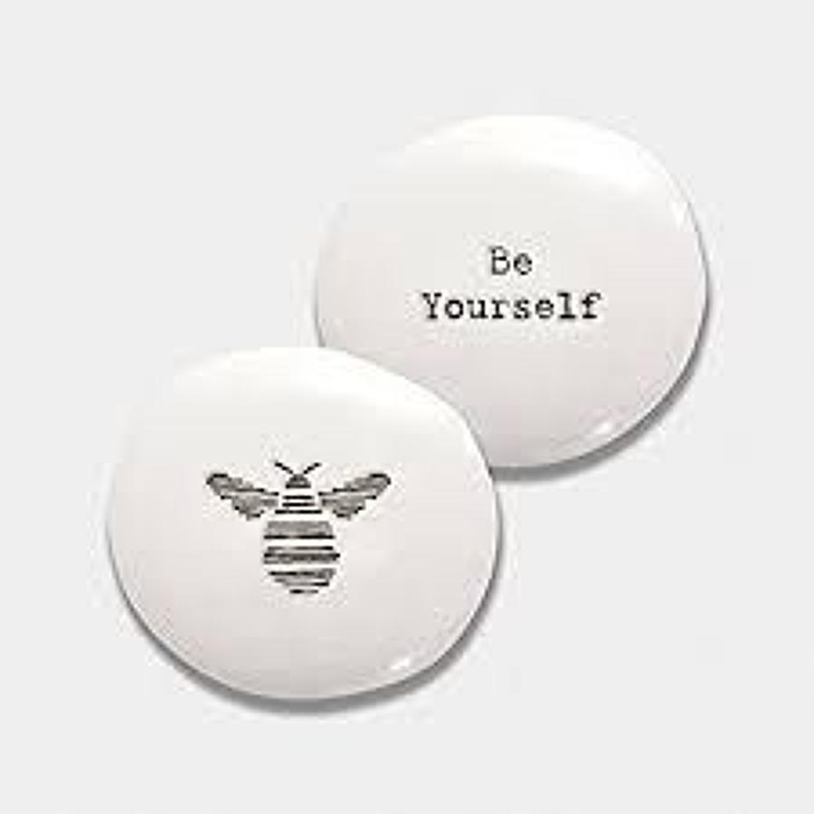 East of India - Porcelain pebble - Bee - Be yourself