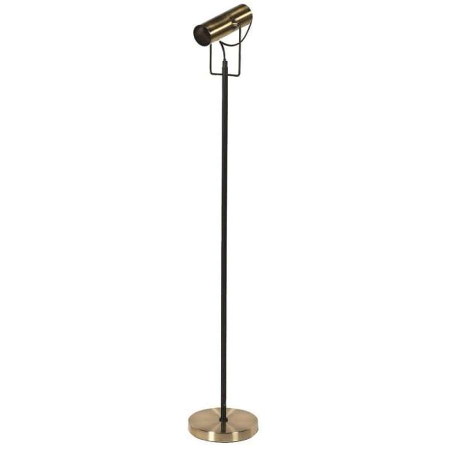 Brush Brass Angle Floor Lamp