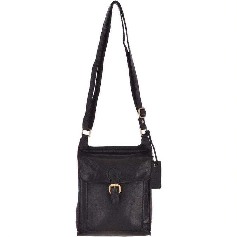 Leather Handbag Black - G-24