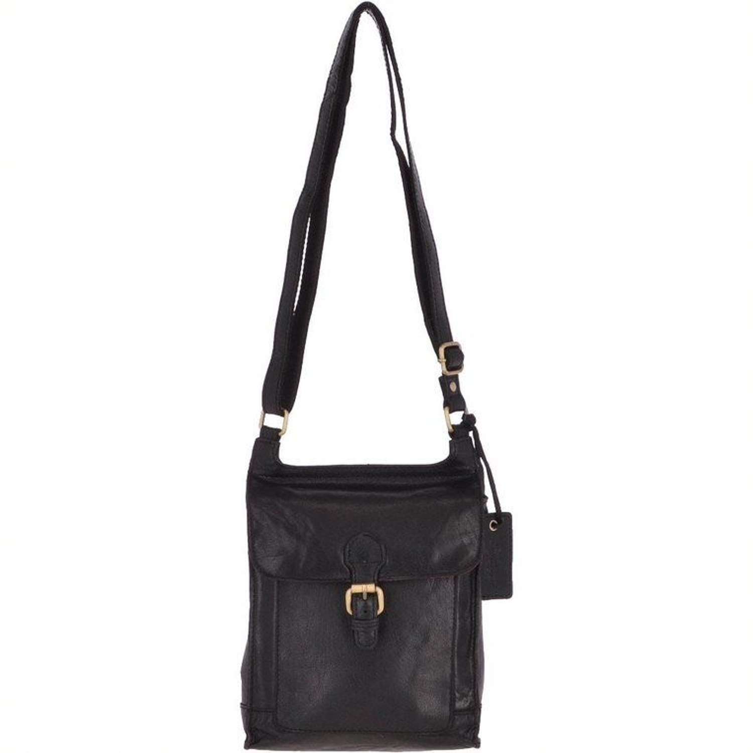 Leather Handbag Black - G-24