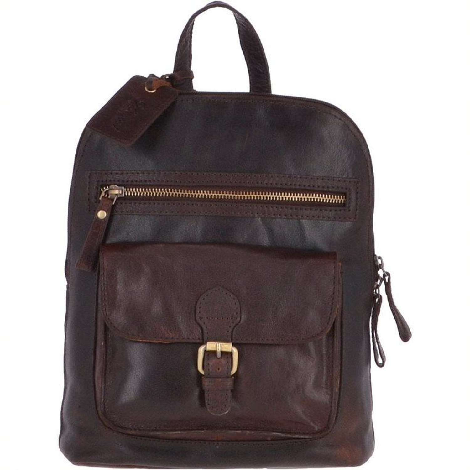 Leather Handbag Brandy - G-25