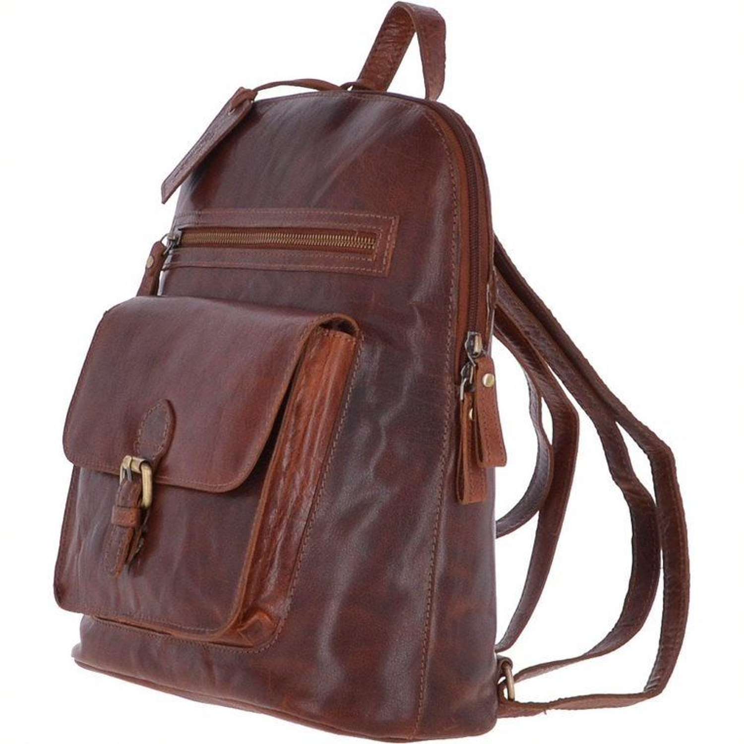 Leather Handbag Honey - G-28