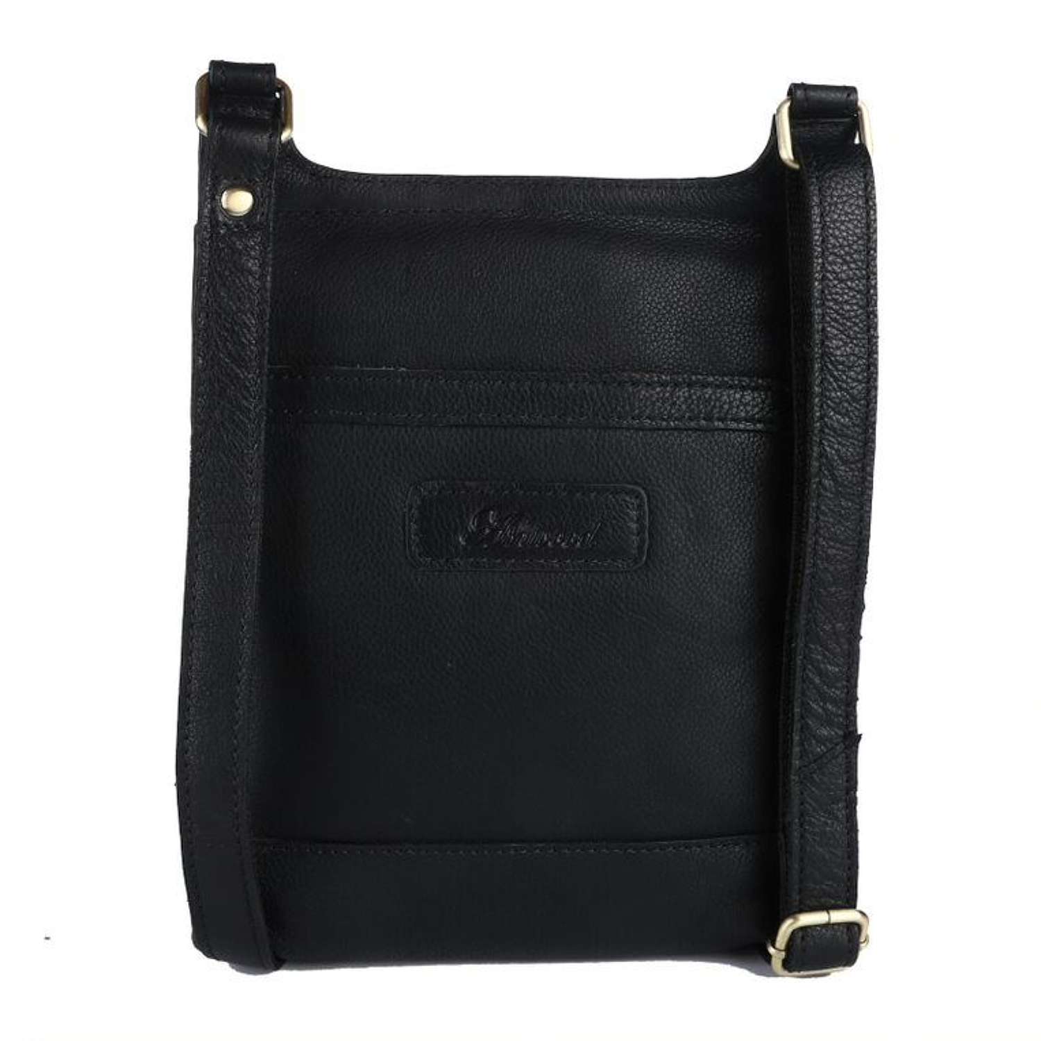Leather Handbag Black M-64