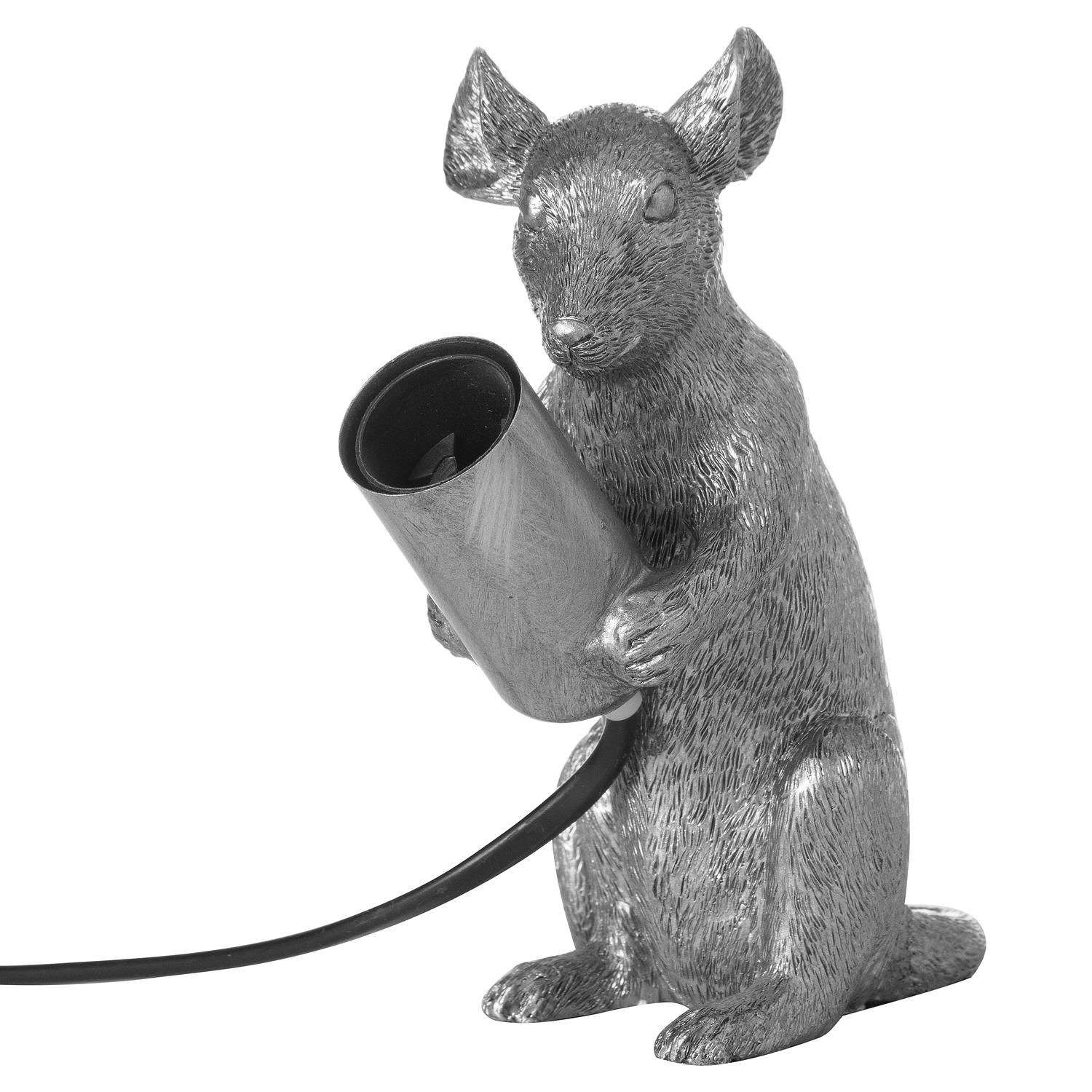 Milton the Mouse Silver Table Lamp - Ref 21661