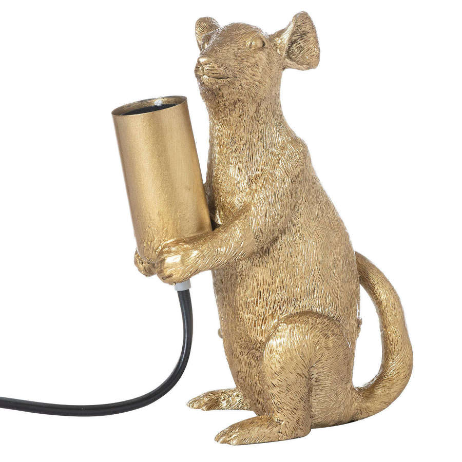 Marvin the Mouse Gold Table Lamp  Ref-21662