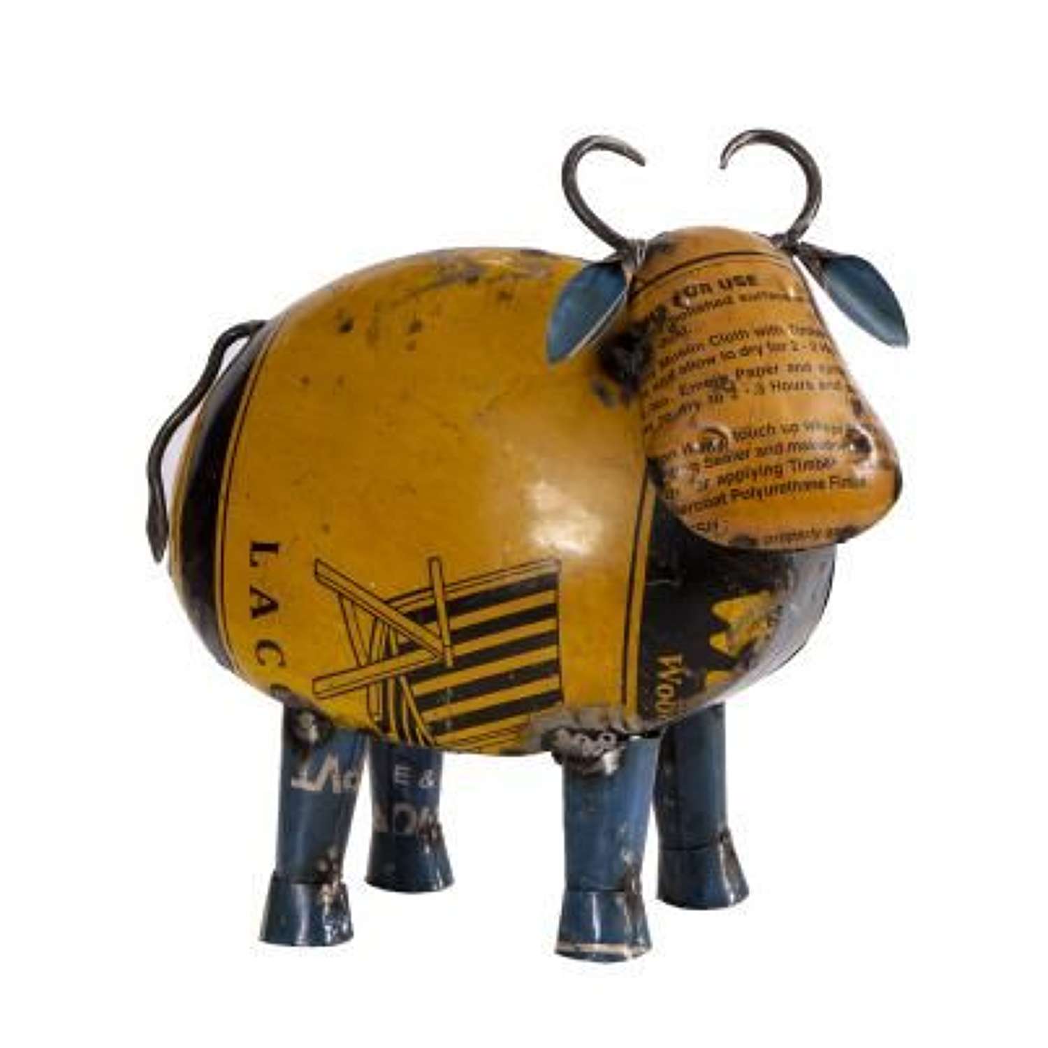 Recycled Iron Cow. Ref MH-5320