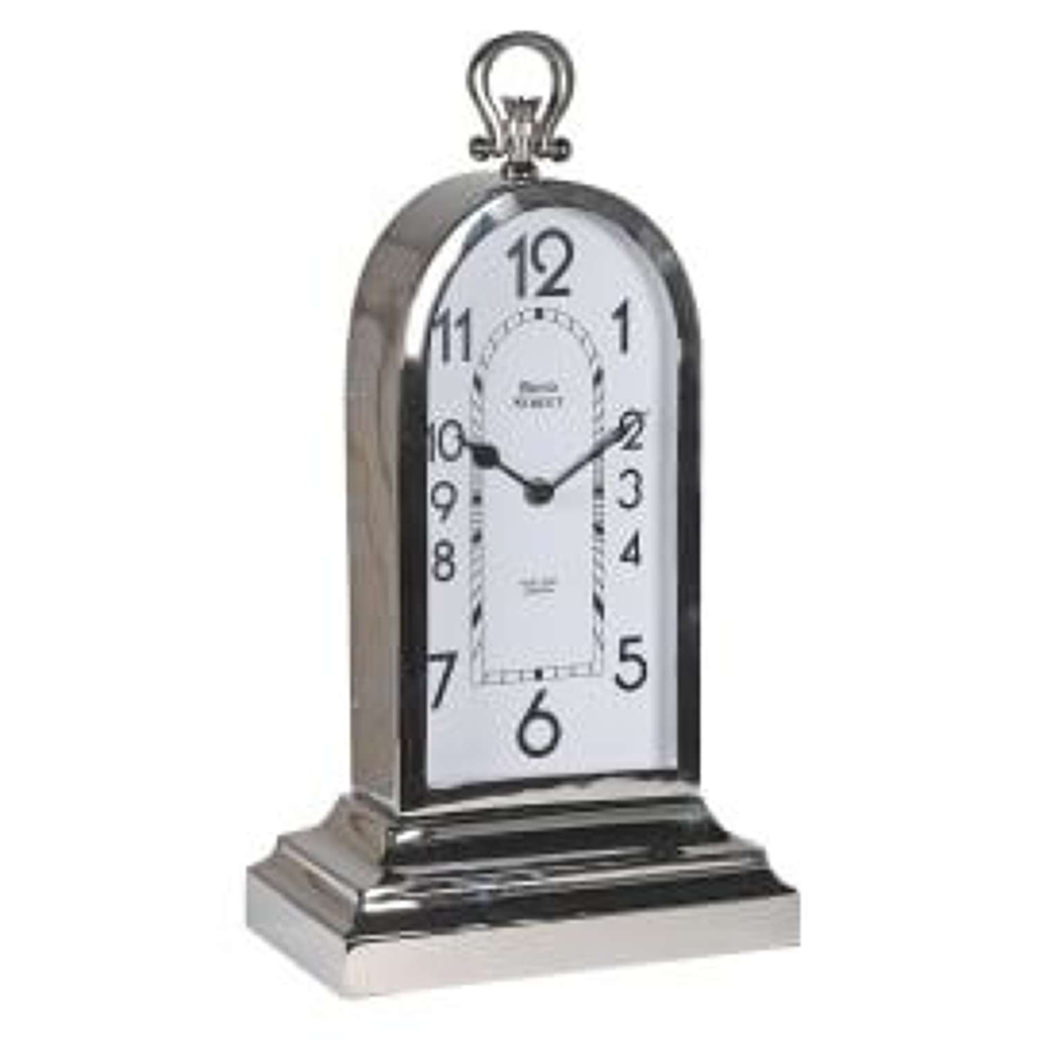 Nickel Table Clock. Ref MES163