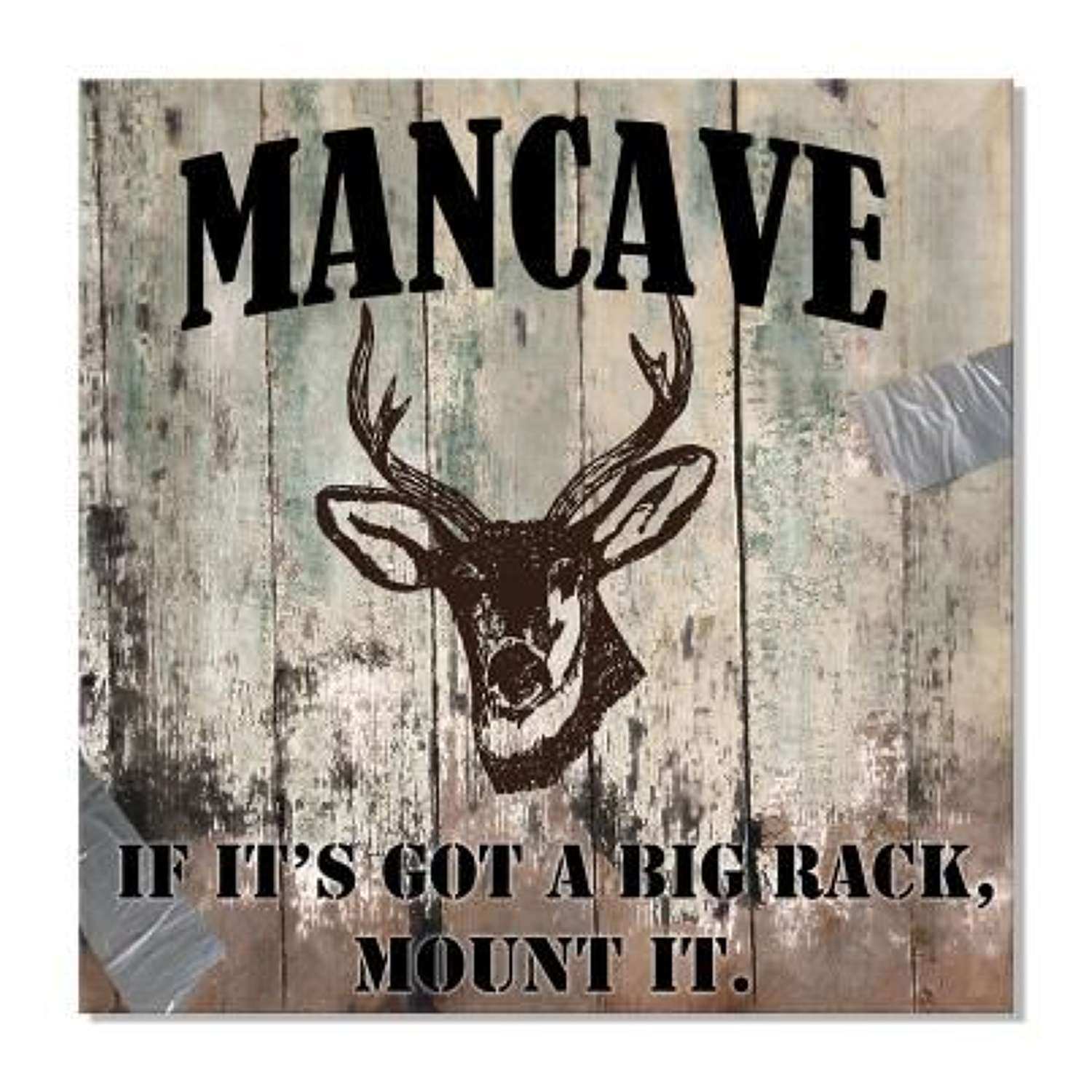 Hand Painted Man Cave Beer Canvas. Ref SWA01