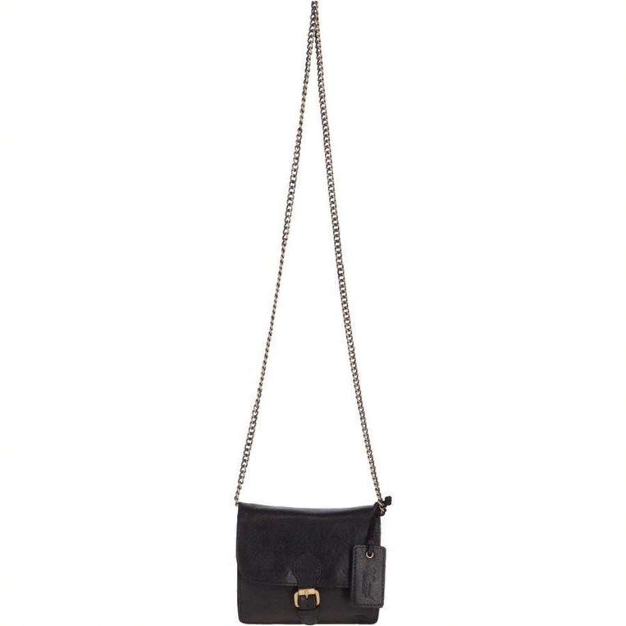 Leather Handbag Black G-27