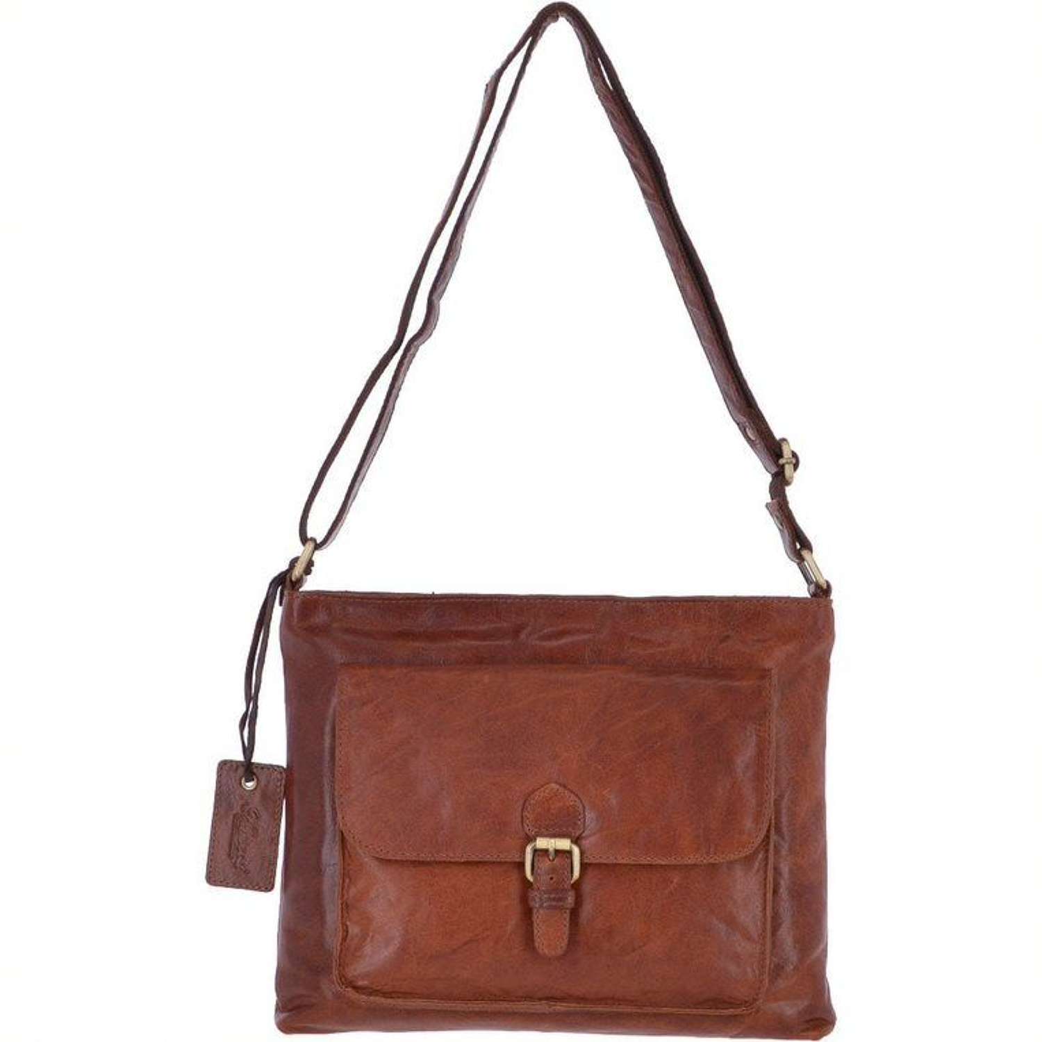 Leather Handbag Honey - G-23