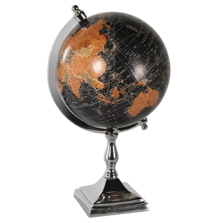 Globe on Nickle Stand - Ref KNG449