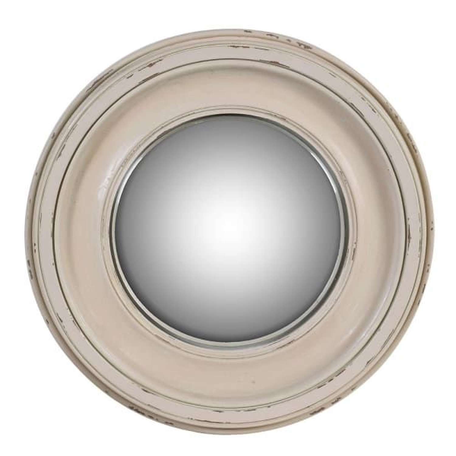 Medium White Round Mirror - Ref KMB322