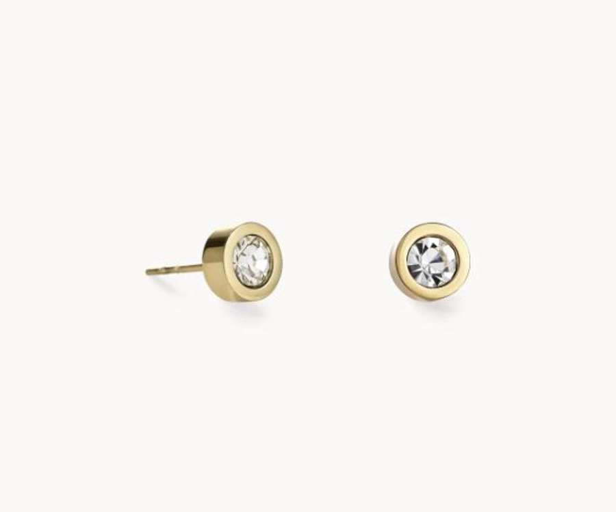 Earrings Crystal & stainless steel gold crystal 0228211816  £45.00